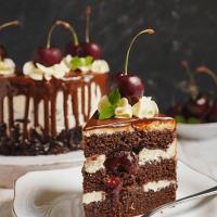 Black Forest Pastry Slice 
