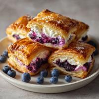 Blueberry Cream Pastry 